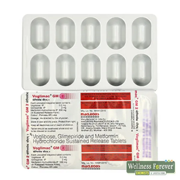 VOGLIMAC-GM 2MG 10TAB