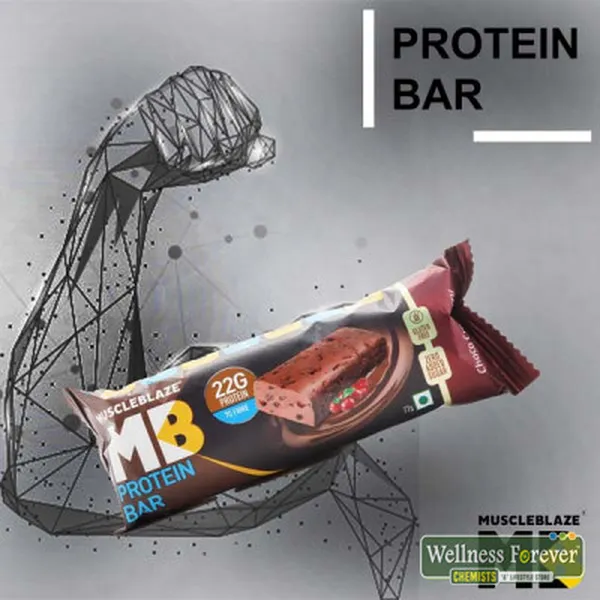 MUSCLEBLAZE CHOCOLATE DELIGHT PROTEIN BAR - 100GM