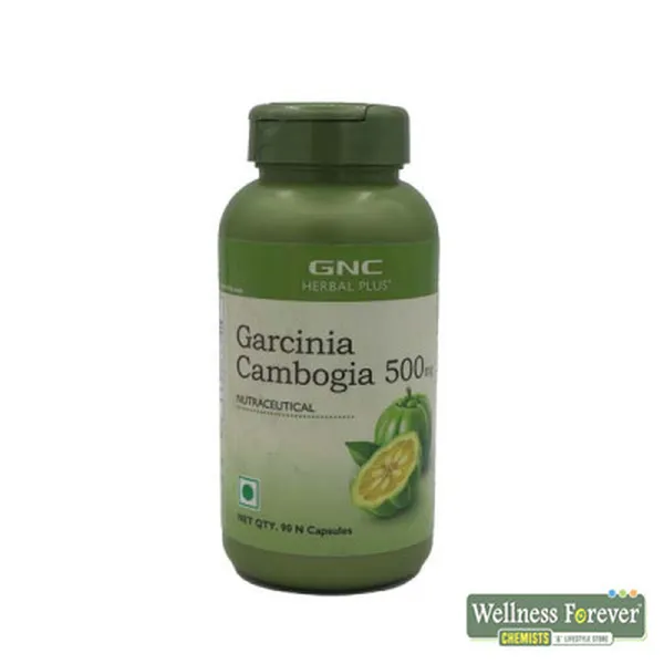 GNC GARCINIA CAMBOGIA - 90 CAPSULES, 500MG