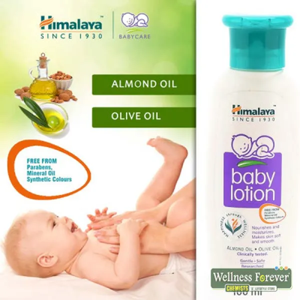HIMALAYA HERBAL BABY LOTION - 100ML