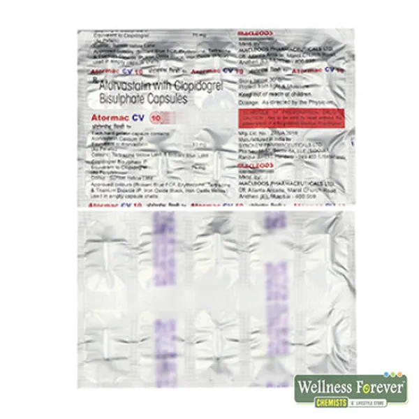 ATORMAC-CV 10MG 10CAP