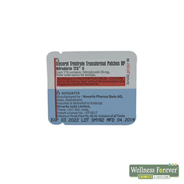 NITRODERM-TTS 5MG PATCH