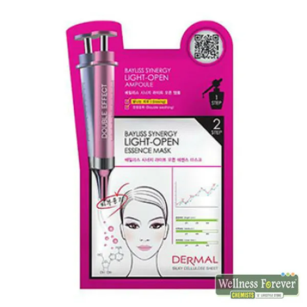 DERMAL BAYLISS SYNERGY LIGHT-OPEN ESSENCE FACIAL MASK