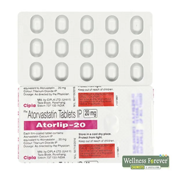 ATORLIP 20MG 15TAB