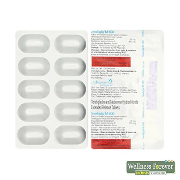 TENELIGLIP-M 500MG 10TAB
