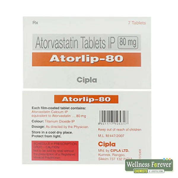 ATORLIP 80MG 7TAB