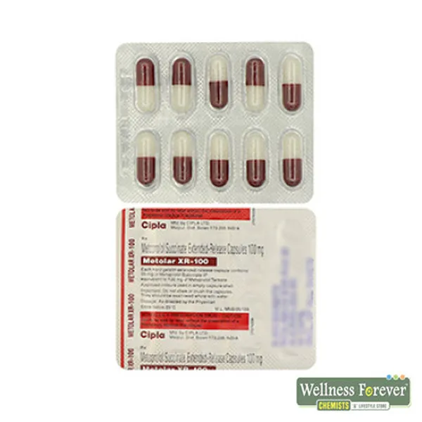 METOLAR-XR 100MG 10CAP