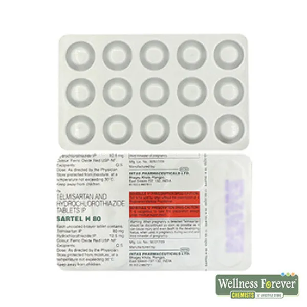SARTEL-H 80MG 15TAB