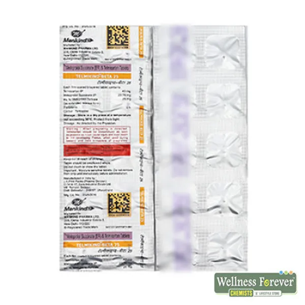 TELMIKIND-BETA 25MG 10TAB