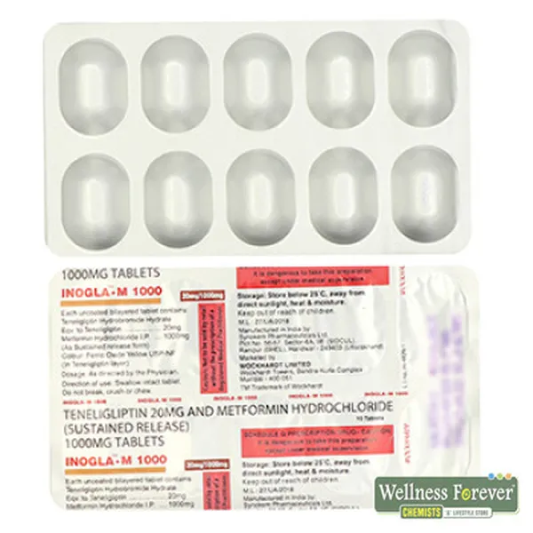 INOGLA-M 1000MG 10TAB