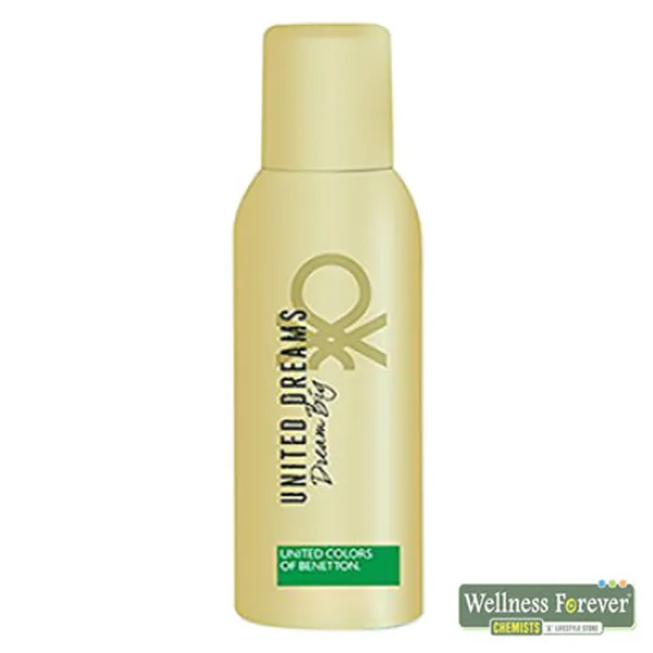 UNITED COLORS OF BENETTON DREAMS BIG DEODORANT SPRAY FOR WOMEN - 150ML