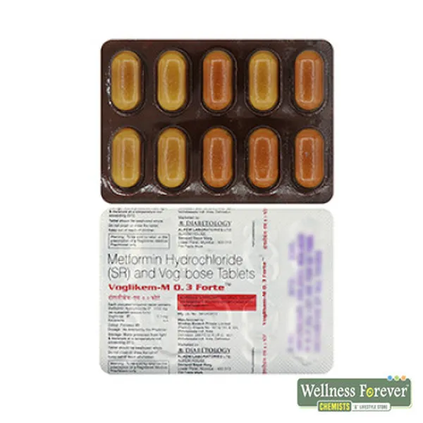 VOGLIKEM-M 0.3MG FORTE 10TAB