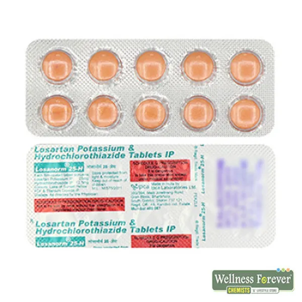 LOSANORM-H 25MG 10TAB