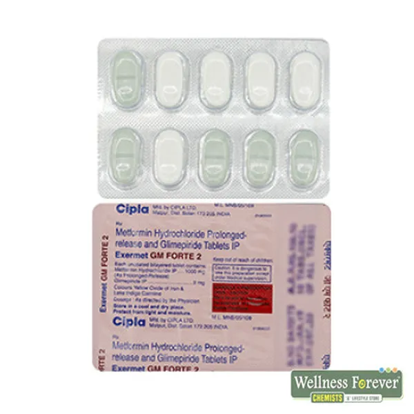 EXERMET-GM-FORTE 2MG 10TAB