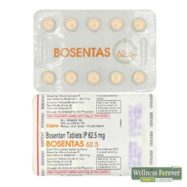 BOSENTAS 62.5MG 10TAB