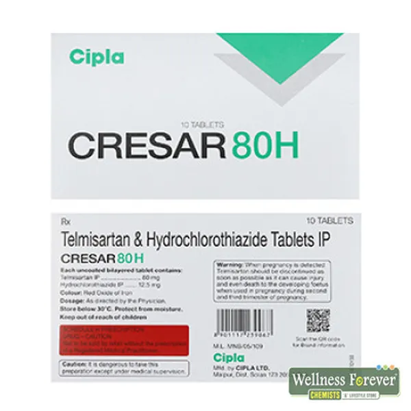 CRESAR-H 80MG 10TAB