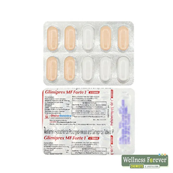 GLIMIPREX-MF FORTE 1/1000MG 10TAB