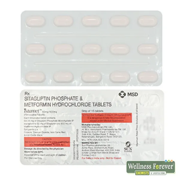 ISTAMET 50MG/500MG 15TAB