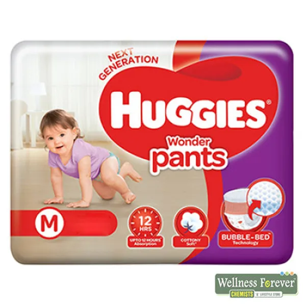 HUGG DIAP PANTS WONDER M 8PC