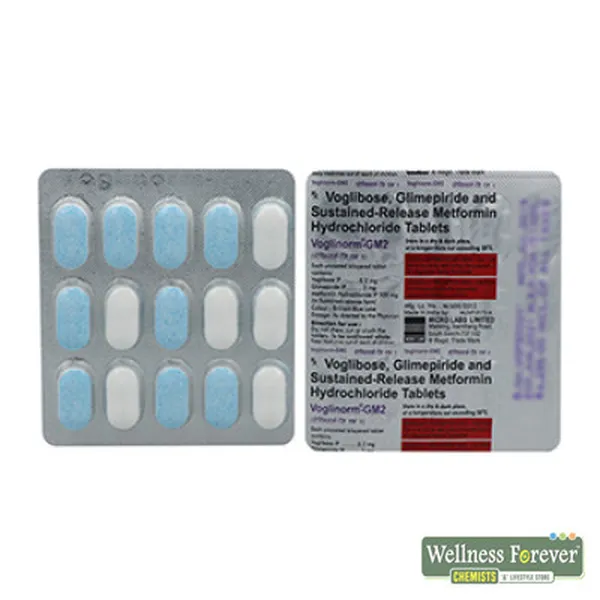 VOGLINORM-GM 2MG 15TAB