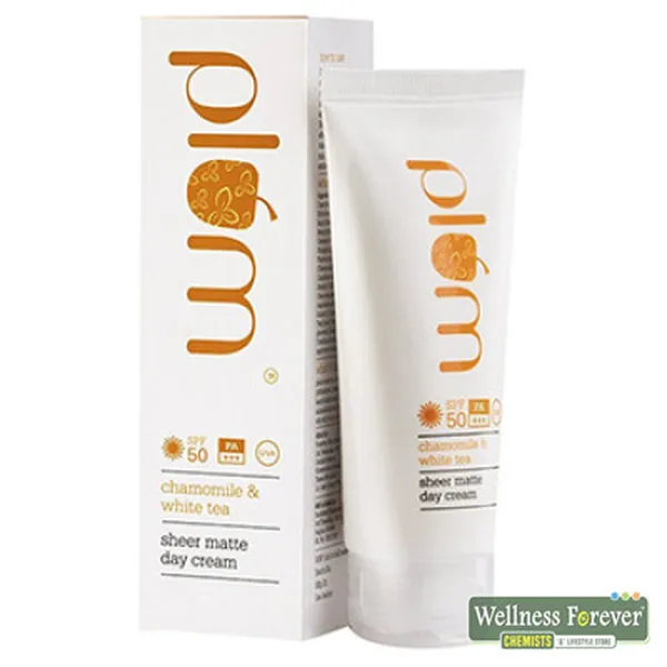 PLUM SHEER MATTE CHAMOMILE AND WHITE TEA DAY CREAM - 50ML