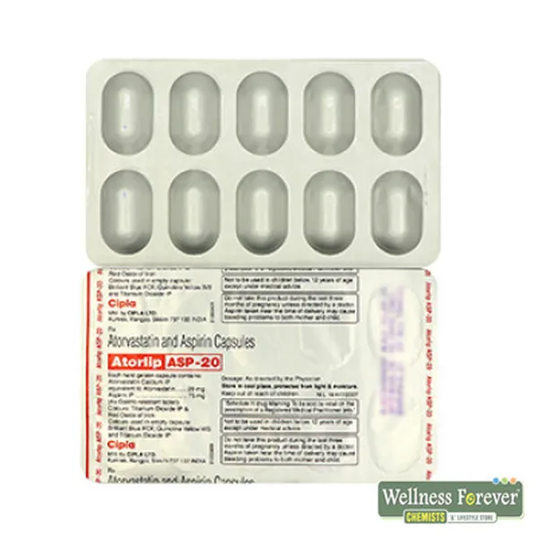 ATORLIP-ASP 20MG 10CAP