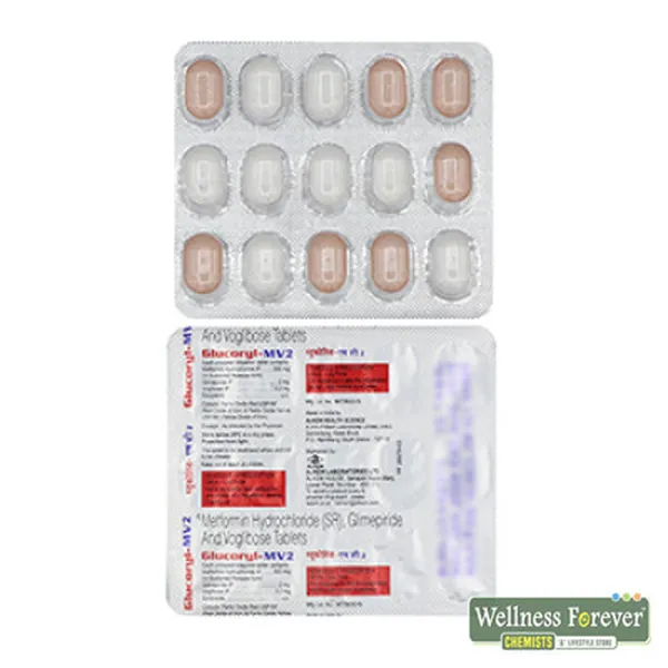 GLUCORYL-MV 2MG 15TAB