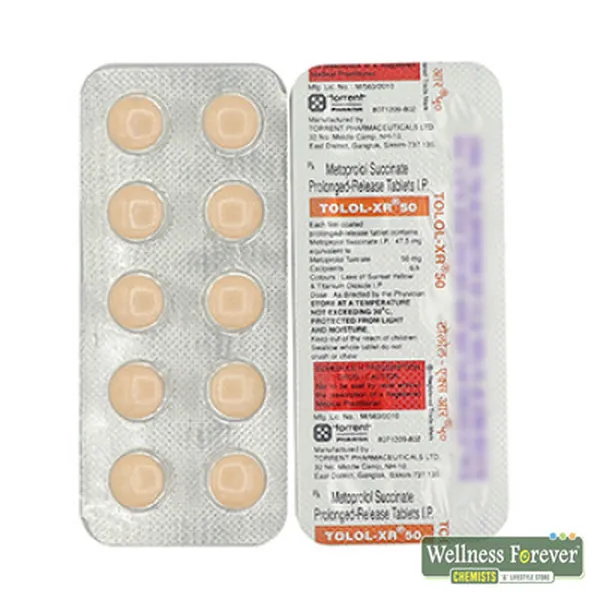 TOLOL-XR 50MG 10TAB