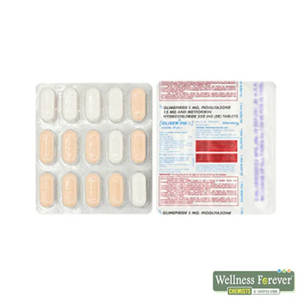 GLISEN-PM 1MG 15TAB
