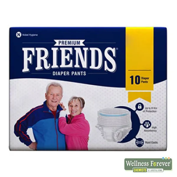 FRIENDS PREMIUM PULL UPS DIAPER PANTS - 10 PIECE, L-XL