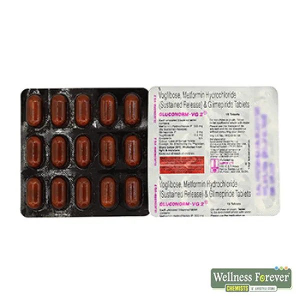 GLUCONORM-VG 2MG 15TAB