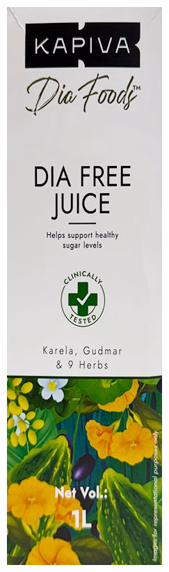 Kapiva Diafree Juice for Diabetes Care | Helps Maintain Healthy Blood Sugar Levels