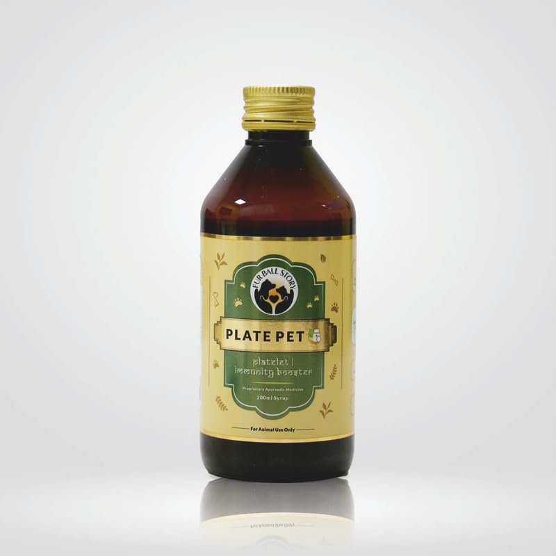 Fur Ball Story Plate Pet Syrup