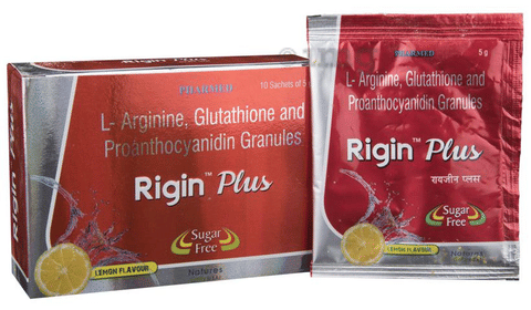 Rigin Plus Granules Sugar Free Granules Lemon