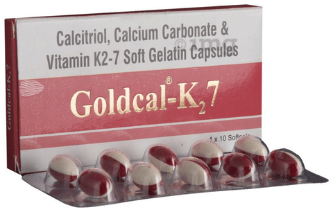 Goldcal-K2 7 Soft Gelatin Capsule