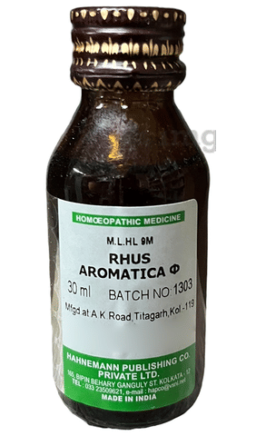 Hapco Rhus Aromatica  Q Mother Tincture