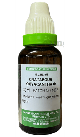 Hapco Crataegus Oxyacantha  Mother Tincture Q