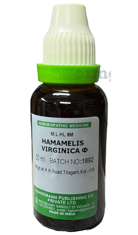 Hapco Hamamelis Virginica  Q Mother Tincture