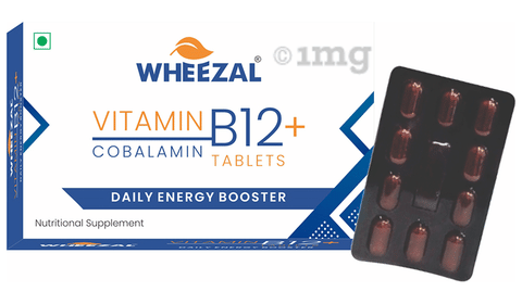 Wheezal Vitamin B12+ Cobalamin Tablet (10 Each)