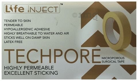 Life Inject Techpore Life Inject Micropore Tape 5cm x 9m