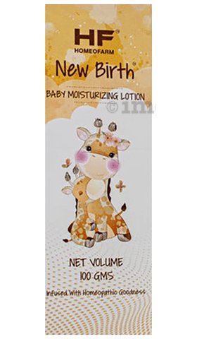 H F Homeofarm New Birth Baby Moisturizing Lotion (100gm Each)