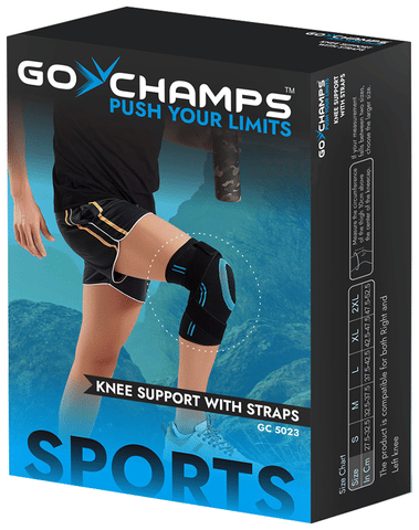 Go Champs Knee Support with Straps XL