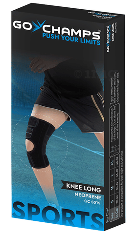 Go Champs GC5015 Knee Long Neoprene Small