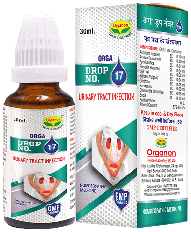 Organon Orga Drop No 17 Urinary Tract Infection
