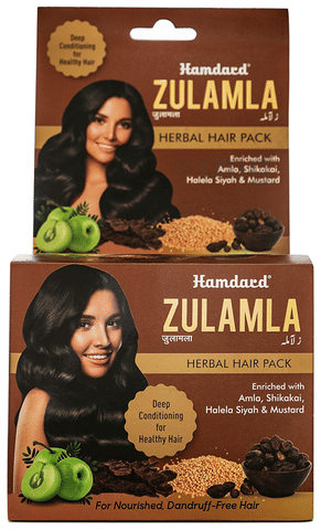 Hamdard Zulamla Herbal Hair Pack Sachet (20gm Each)