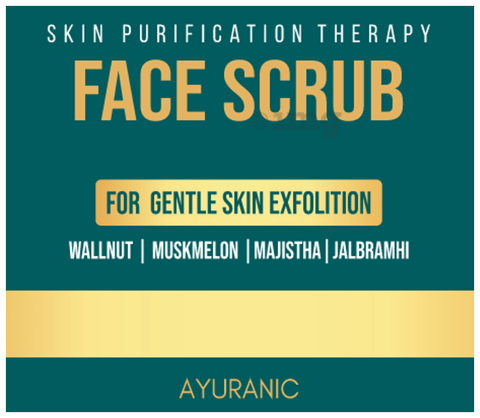 Ayuranic Face Scrub for Gentle Skin Exfolition