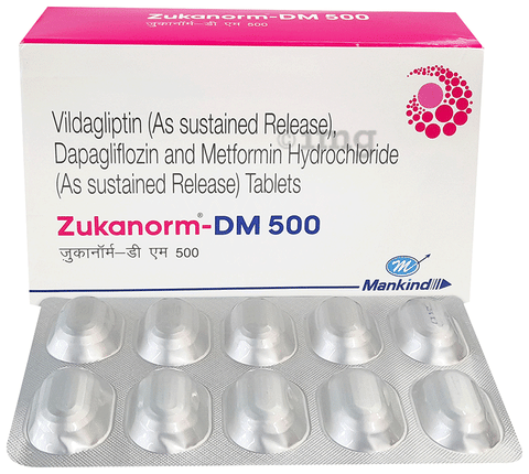 Zukanorm-DM 500 Tablet SR