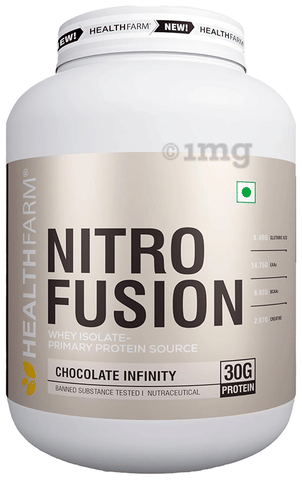 Healthfarm Nitro Fusion Whey Protein Powder Chocolate Infinity