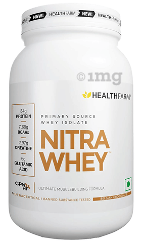 Healthfarm Nitra Whey Protein Powder Gourmet Coffee