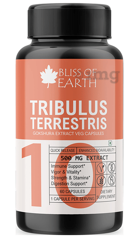 Bliss of Earth Tribulus Terrestris 500mg Capsule